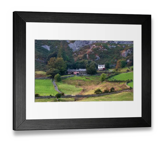 Framed Print : Isolated Cumbrian cottages Framed Print : Isolated Cumbrian cottages