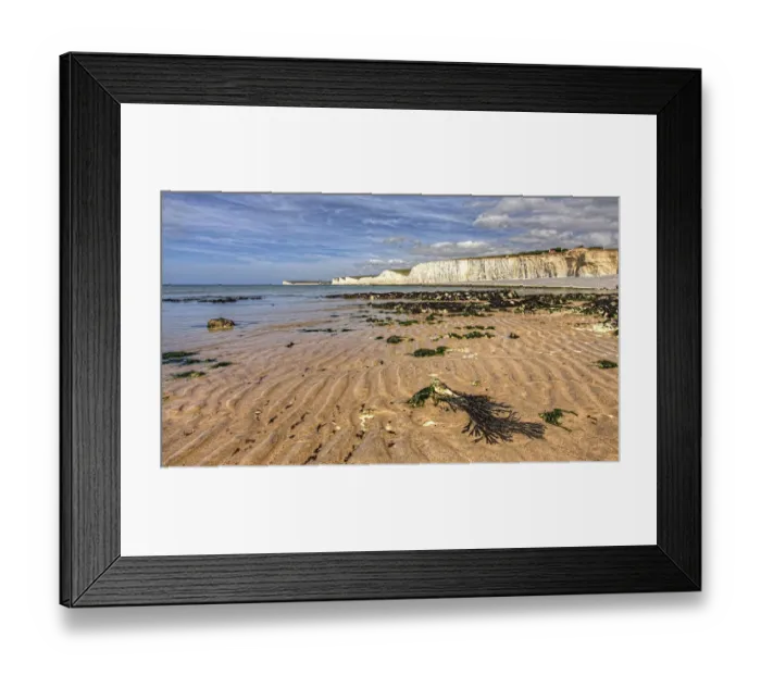 Framed Print : Birling Gap Beach, East Sussex, UK Framed Print : Birling Gap Beach, East Sussex, UK