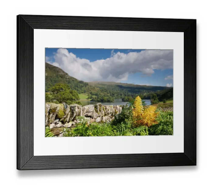 Framed Print : First Sign of Autumn in Lake District Framed Print : First Sign of Autumn in Lake District