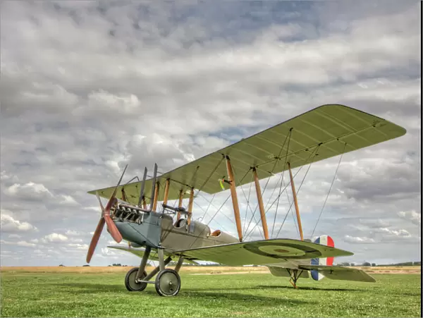 BE2 Aircraft On The Ground