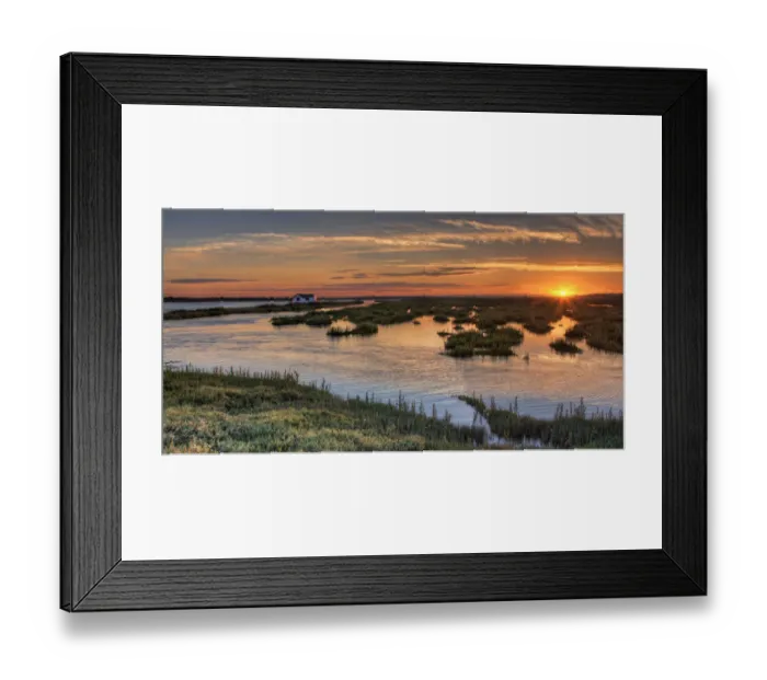 Framed Print : Sunset at North Fambridge Framed Print : Sunset at North Fambridge