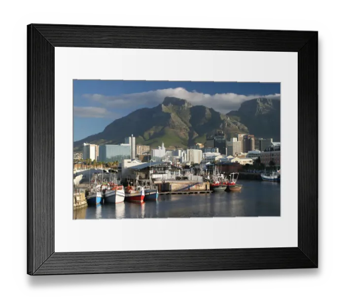 Framed Print : Victoria + Alfred Waterfront, Cape Town Framed Print : Victoria + Alfred Waterfront, Cape Town