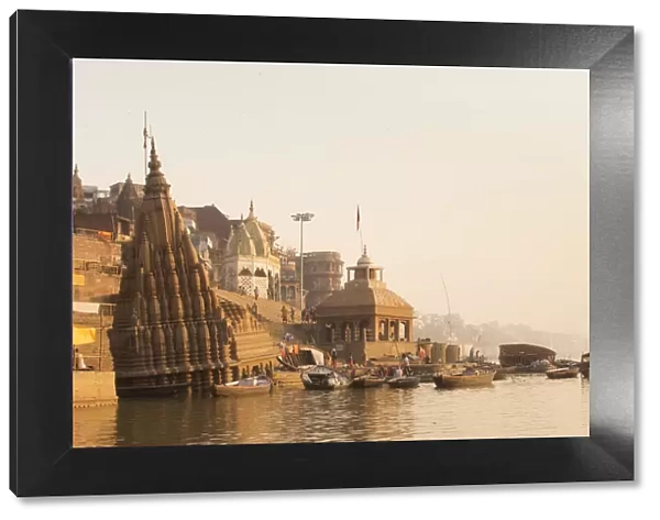 Manikarnika Ghat, in Varanasi, India