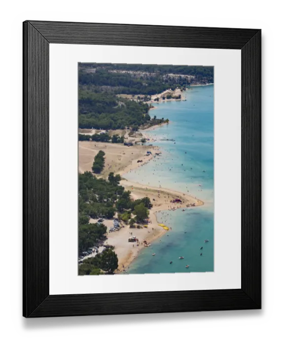 Framed Print : Lac de St Croix in Provence, France Framed Print : Lac de St Croix in Provence, France