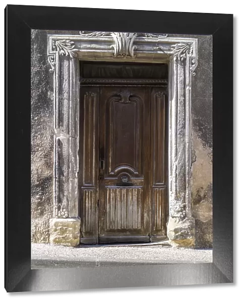 Doorway in Bonnieux in Provence, France