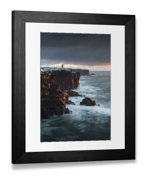 Framed Print : Svortuloft Lighthouse, Snaefellsnes in Iceland Framed Print : Svortuloft Lighthouse, Snaefellsnes in Iceland