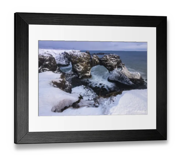 Framed Print : Rock arch, Arnastapi in Iceland Framed Print : Rock arch, Arnastapi in Iceland