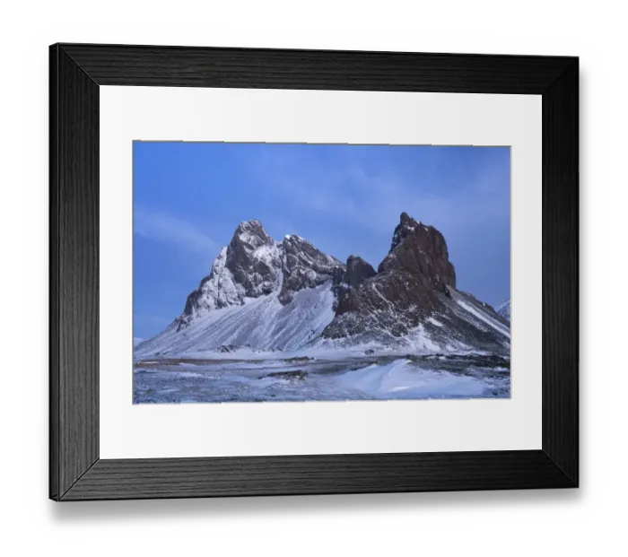 Framed Print : Eystrahorn Mountains in Iceland Framed Print : Eystrahorn Mountains in Iceland