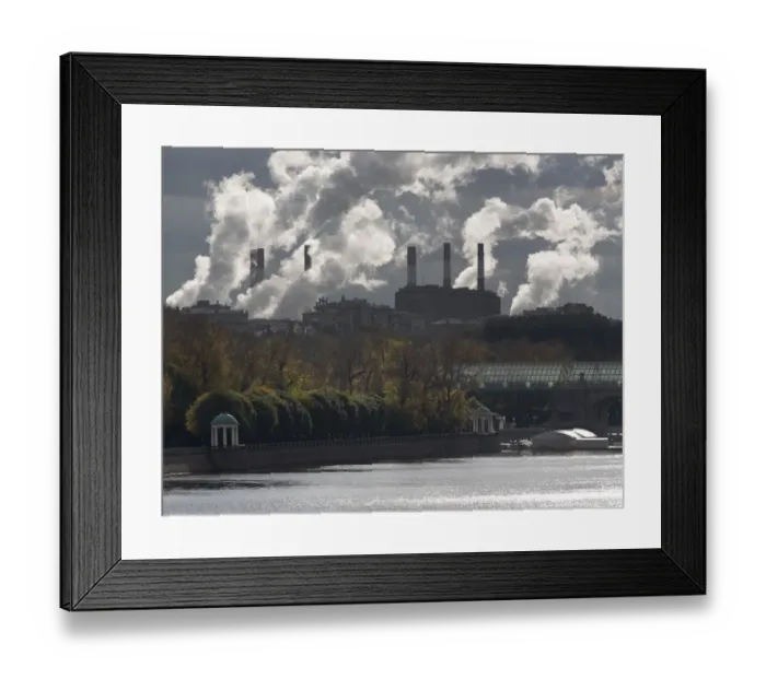 Framed Print : Gorky Park, industry, industrial, pollution, polluting, global warming, climate change Framed Print : Gorky Park, industry, industrial, pollution, polluting, global warming, climate change