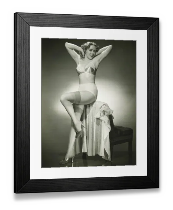 Framed Print : photography, black and white, Portrait, Posing, Looking at camera, Full length, Black background Framed Print : photography, black and white, Portrait, Posing, Looking at camera, Full length, Black background