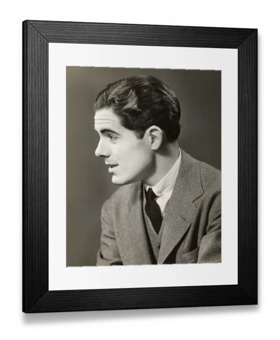 Framed Print : Profile of a businessman Framed Print : Profile of a businessman