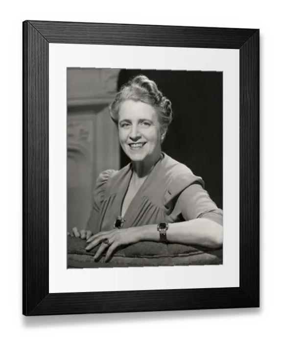 Framed Print : Portrait of mature woman Framed Print : Portrait of mature woman