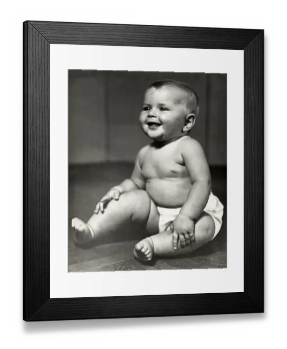 Framed Print : Portrait of baby Framed Print : Portrait of baby