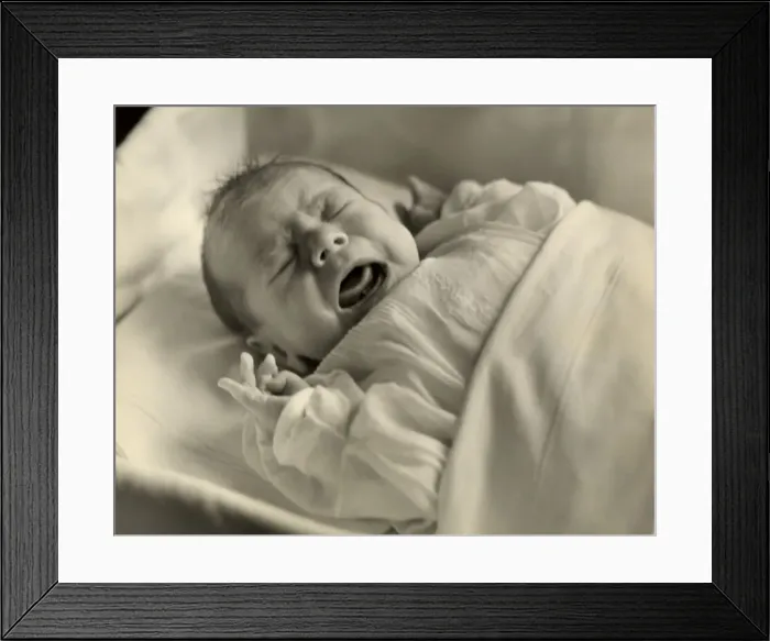Framed Print : Baby crying Framed Print : Baby crying