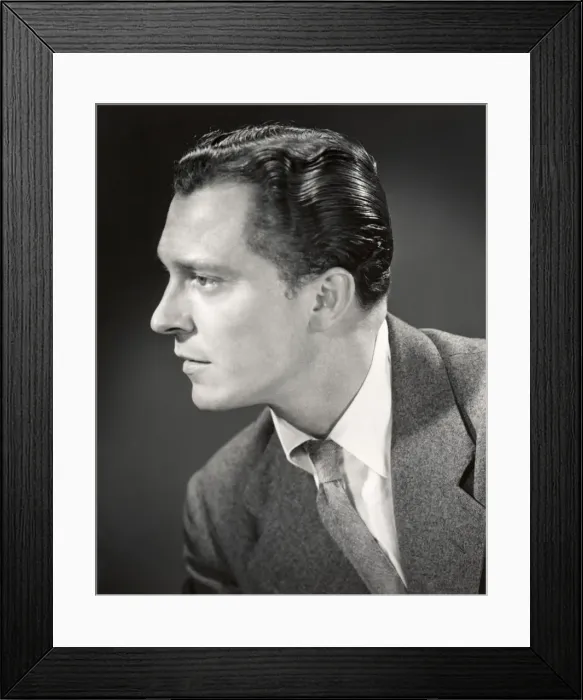 Framed Print : Profile of man in business suit Framed Print : Profile of man in business suit
