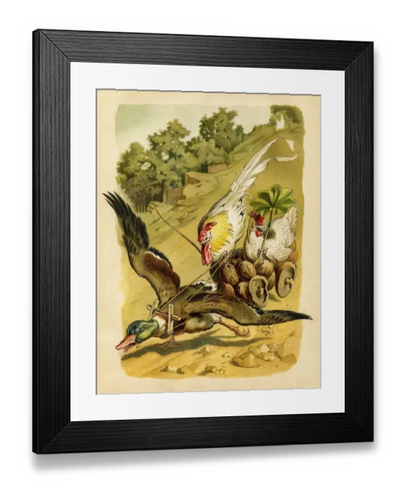 Framed Print : Brothers Grimm Fairy Tales 1863 Framed Print : Brothers Grimm Fairy Tales 1863