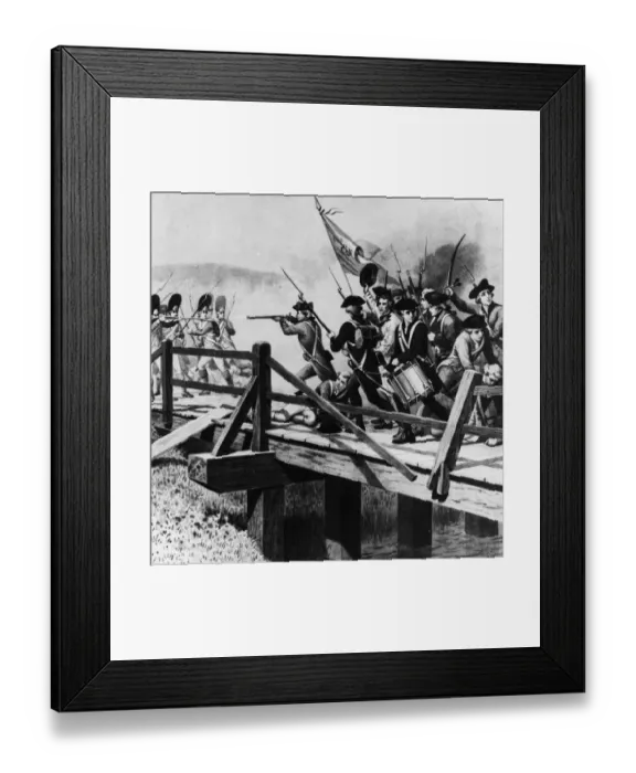 Framed Print : Concord Bridge Framed Print : Concord Bridge