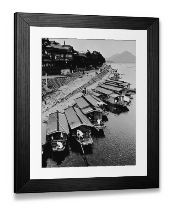 Framed Print : Gifu Fishing Boats Framed Print : Gifu Fishing Boats