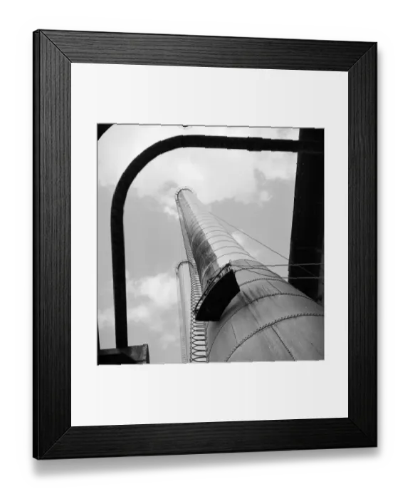 Framed Print : Oil Refinery Stack Framed Print : Oil Refinery Stack