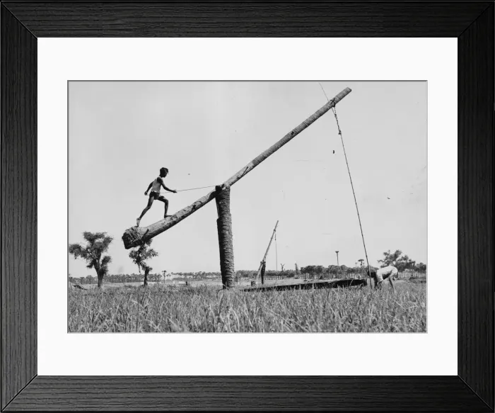 Framed Print : Asian Well