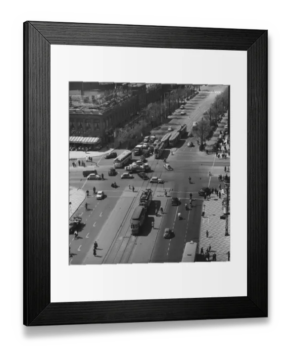 Framed Print : Crossroad Traffic Framed Print : Crossroad Traffic