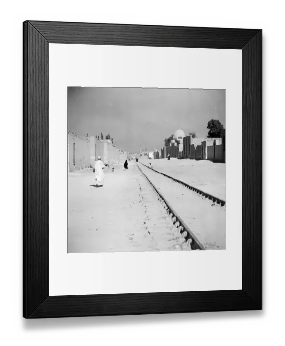 Framed Print : Railway In Street Framed Print : Railway In Street