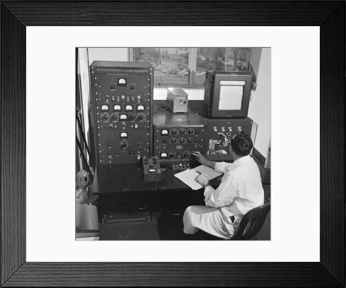 Framed Print : Studying Isotopes
