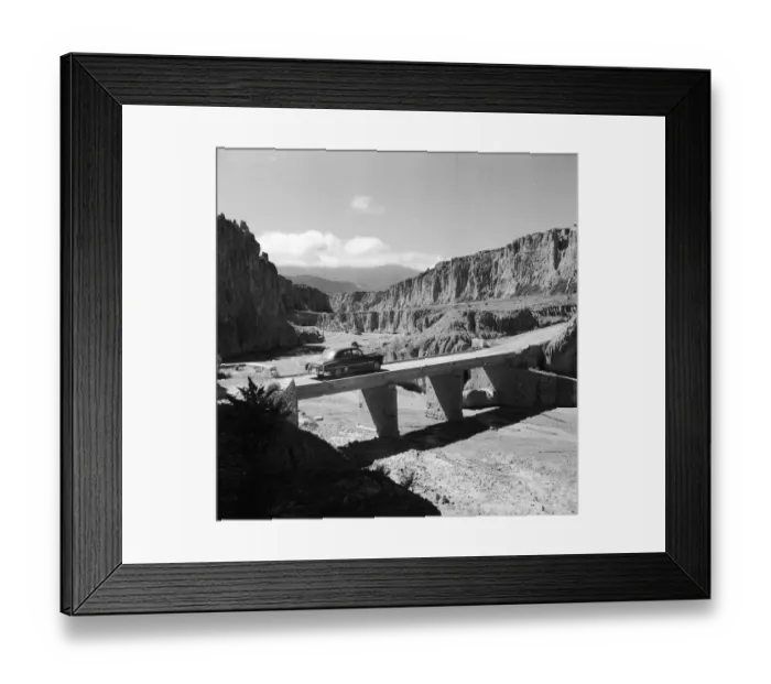 Framed Print : Bolivian Bridge Framed Print : Bolivian Bridge