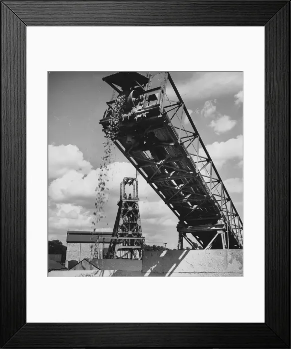 Framed Print : Mining Slag Heap Framed Print : Mining Slag Heap