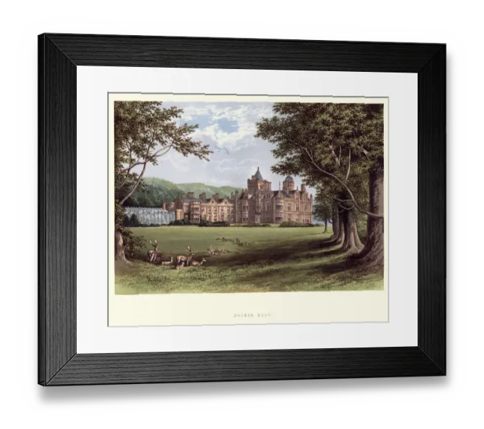 Framed Print : English country mansions - Holker Hall, Cartmel, Cumbria Framed Print : English country mansions - Holker Hall, Cartmel, Cumbria