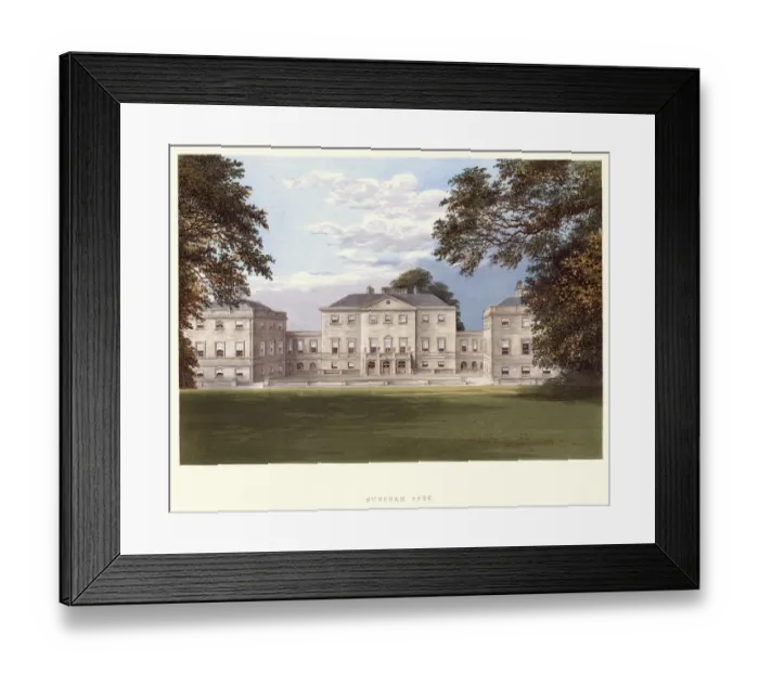 Framed Print : Nuneham House, 18th century villa in the Palladian style Oxfordshire