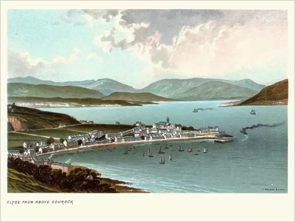 River Clyde above Gourock, Inverclyde, Scotland, 19th Century