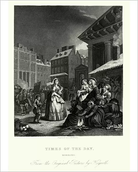 William Hogarth Four Times of the Day - Morning