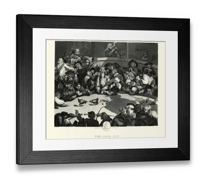 Framed Print : William Hogarths The Cockpit Framed Print : William Hogarths The Cockpit