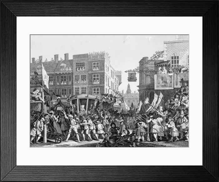 Framed Print : Mayor of London, by William Hogarth Framed Print : Mayor of London, by William Hogarth