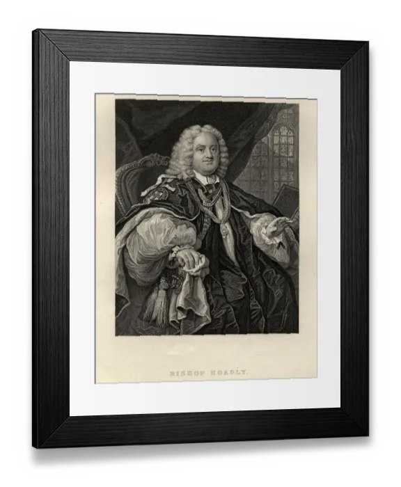 Framed Print : Portrait of Bishop Benjamin Hoadly by William Hogarth Framed Print : Portrait of Bishop Benjamin Hoadly by William Hogarth