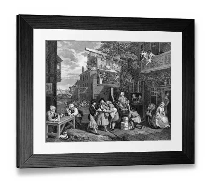 Framed Print : The Election, voting, by William Hogarth Framed Print : The Election, voting, by William Hogarth