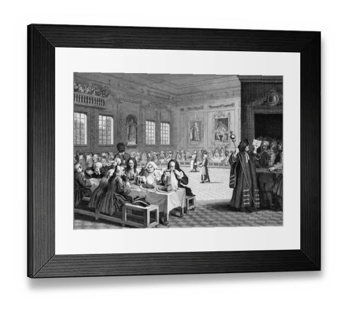 Framed Print : Industrious Prentice grows rich, by William Hogarth Framed Print : Industrious Prentice grows rich, by William Hogarth