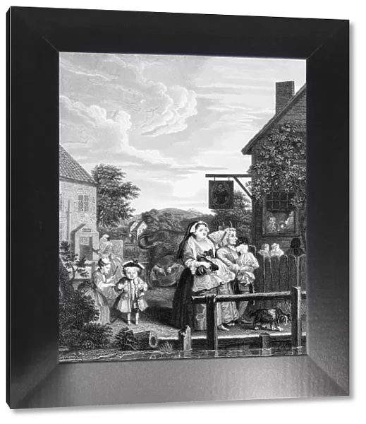 Evening, Times of the Day, by William Hogarth