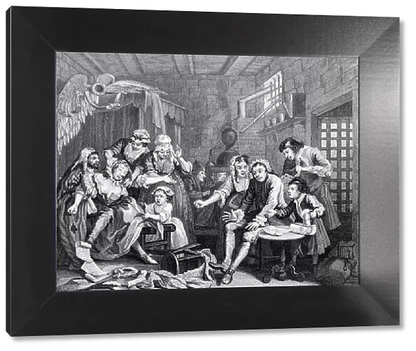 Prison Scene, by William Hogarth