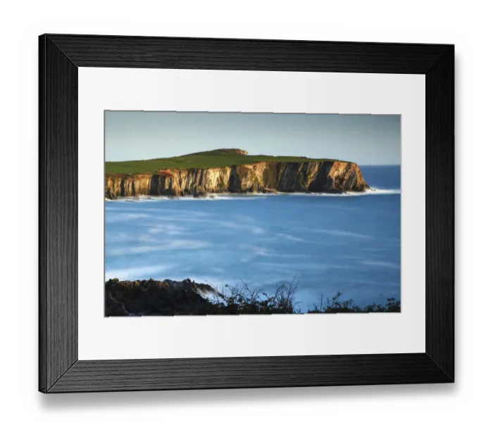Framed Print : Coastal cliffs around Toe Head on the Wild Atlantic Way in West Cork Framed Print : Coastal cliffs around Toe Head on the Wild Atlantic Way in West Cork