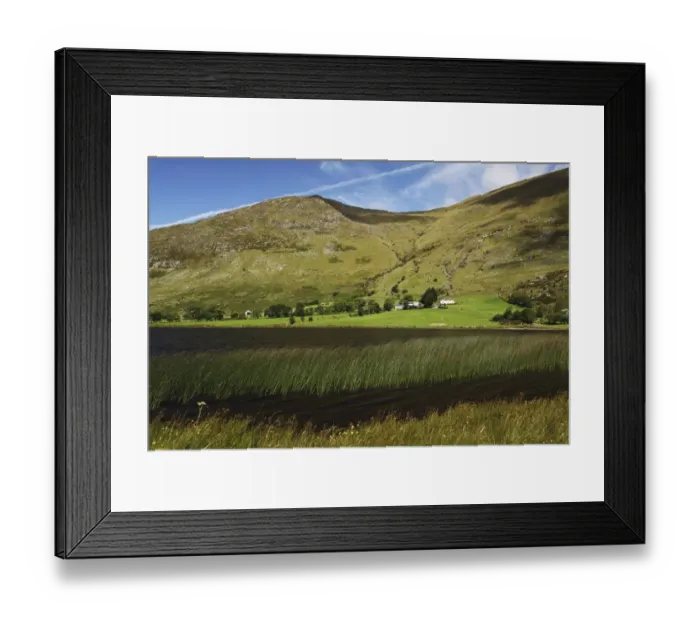 Framed Print : cumeenduff lake outside killarney in munster region Framed Print : cumeenduff lake outside killarney in munster region