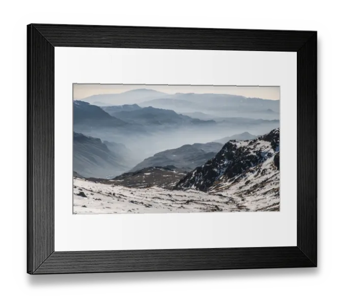 Framed Print : Mountain mists