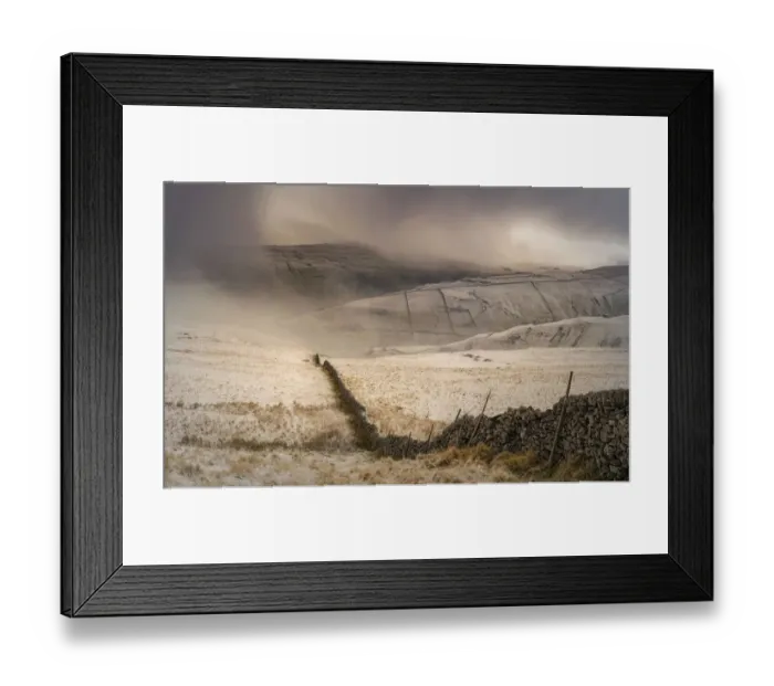 Framed Print : Winter Storm in Yorkshire Framed Print : Winter Storm in Yorkshire
