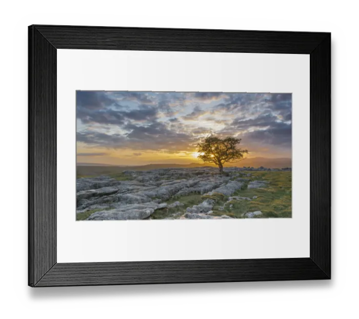 Framed Print : Winskill Stones sunset Framed Print : Winskill Stones sunset