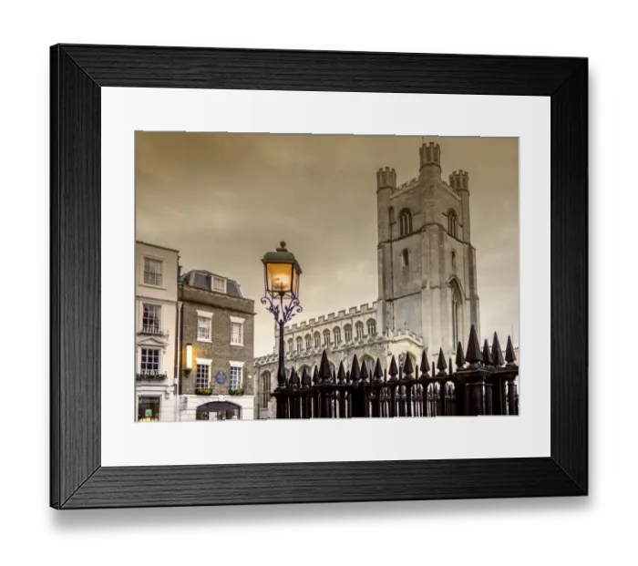 Framed Print : Cambridge Evening Framed Print : Cambridge Evening
