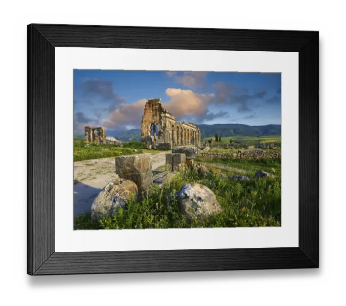 Framed Print : antiquity, christian, culture, excavation site, meknes-tafilalet region, roman civilization Framed Print : antiquity, christian, culture, excavation site, meknes-tafilalet region, roman civilization