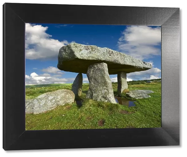 Lanyon Quoit, megalithic burial dolmen from the Neolithic period, circa 4000 to 3000 BC