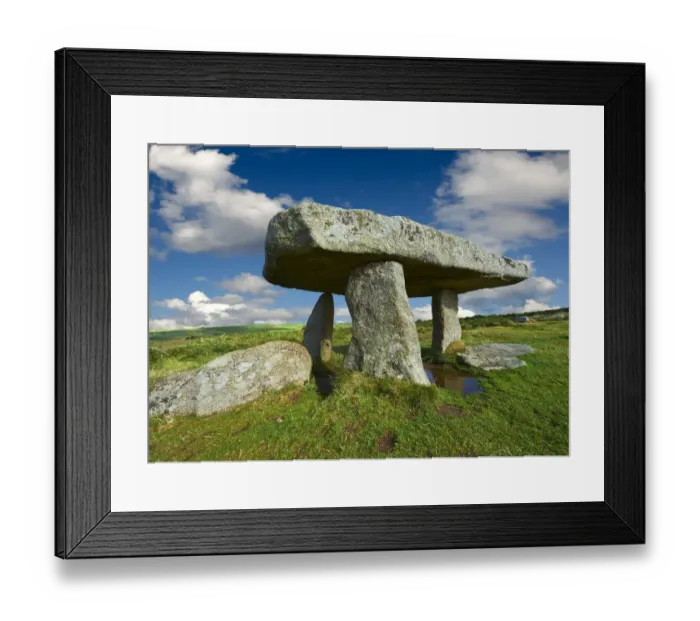 Framed Print : Lanyon Quoit, megalithic burial dolmen from the Neolithic period, circa 4000 to 3000 BC Framed Print : Lanyon Quoit, megalithic burial dolmen from the Neolithic period, circa 4000 to 3000 BC