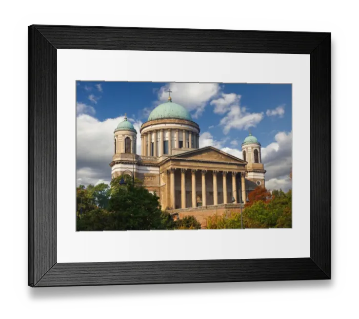 Framed Print : Esztergom Basilica, Esztergomi Bazilika, cathedral, Esztergom, Hungary